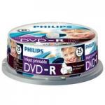 Philips DVD-R  4.7 GB inkjet printable 25er Spindel 